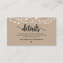 ファームストリ素朴ングライト結婚、の詳細 エンクロージャーカード