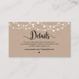 ファームストリ素朴ングライト結婚、の詳細 エンクロージャーカード