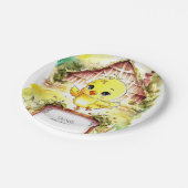 ファームチカラフルキン誕生日 ペーパープレート (アングル)