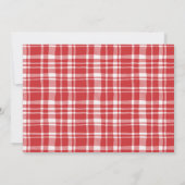 ファームチキンこのシックな誕生日パーティーの写真 招待状 (裏面)