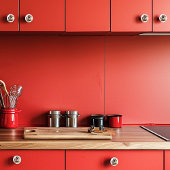 ファームチキンズレッドバーンカントリー セラミックノブ