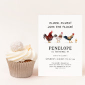 ファームチキン誕生日 招待状