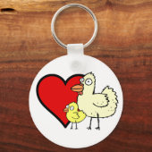 ファームチファンキーキンとシックIハートマママキーチェーン キーホルダー (正面)