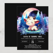 ファームチルドレン牛誕生日 招待状 (正面/裏面)