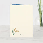 ファームチ素朴キンサポート小さなローカルホームステッド 招待状 (裏面)