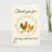 ファームチ素朴キンサポート小さなローカルホームステッド 招待状 (正面)