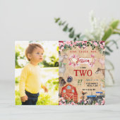 ファームテーマガールバースデーパーティー 招待状 (スタンド正面)