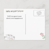 ファームテーマ牛の日付ポストカードの保存 案内ポストカード (裏面)