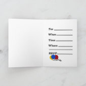 ファームテーマ誕生日招待状 招待状 (内部)