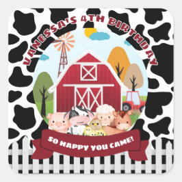 ファームテーマ誕生日 スクエアシール