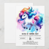 ファームデジタルホース誕生日 招待状 (正面/裏面)