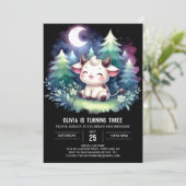 ファームデジタル牛誕生日 招待状 (スタンド正面)