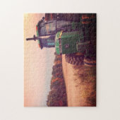 ファームトラクターアットファームハーベスト ジグソーパズル (縦)