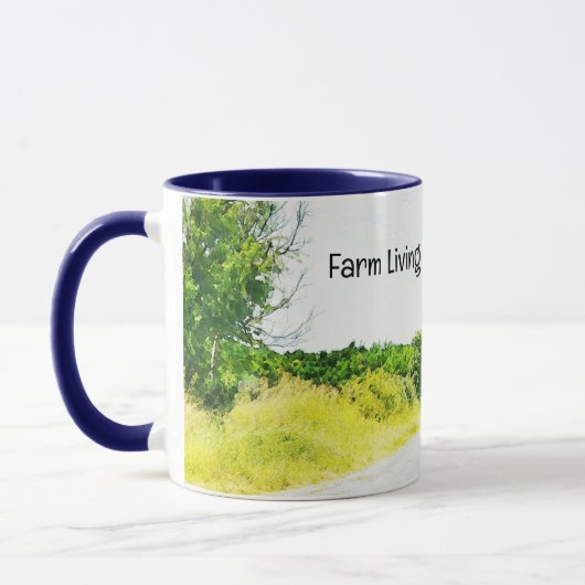 ファームトラクターアートファームリビングカップマグカップ マグカップ (左)