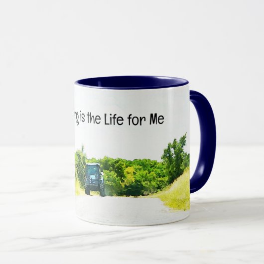 ファームトラクターアートファームリビングカップマグカップ マグカップ (正面右)