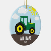 ファームトラクターキッズ セラミックオーナメント (右)