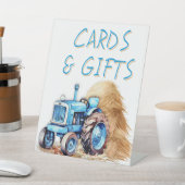 ファームトラクターバースデーパーティーカードnギフト 台座サイン (インサイチュ)