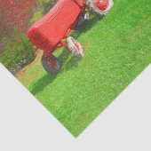 ファームトラクターレッドグリーンカントリーオータムパンプキンズ 薄葉紙 (詳細)