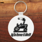 ファームトラクター方法転が キーホルダー (正面)