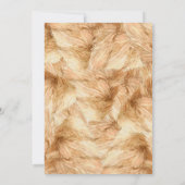 ファームトラクター誕生日サンキューメッセージカード 招待状 (裏面)