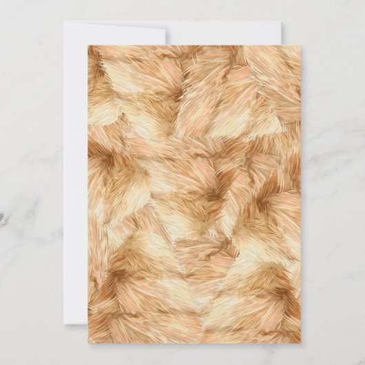 ファームトラクター誕生日サンキューメッセージカード 招待状 (裏面)