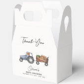 ファームトラクユニークタテディベア赤ちゃんシャワー フェイバーボックス (見開き)