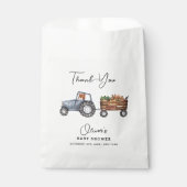 ファームトラク素朴タテディベア赤ちゃんシャワー フェイバーバッグ (正面)