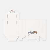 ファームトラク素朴タテディベア赤ちゃんシャワー フェイバーボックス (折り畳みなし)