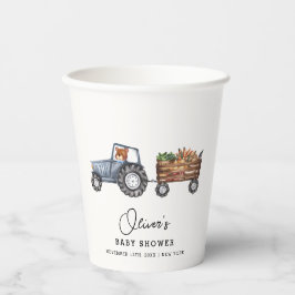 ファームトラク素朴タテディベア赤ちゃんシャワー 紙コップ