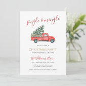 ファームトラック&クリスマスツリージングル&ミングルパーティー 招待状 (スタンド正面)
