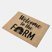 ファームドアマットへようこそ ドアマット (アングル)