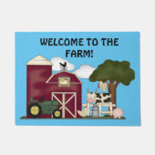 ファームドアマットへようこそ ドアマット (正面)