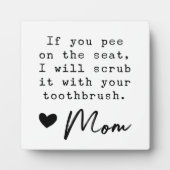 ファームハおもしろいウスキッズバスルームの看板 フォトプラーク (正面)