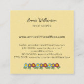 ファームハお洒落ウスカントリークラフター スクエア名刺 (裏面)