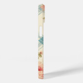 ファームハかわいらしウス素朴モノグラムピンクローズ Case-Mate iPhoneケース (裏面 / 右)