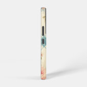 ファームハかわいらしウス素朴モノグラムピンクローズ SAMSUNG GALAXYケース (右側面)