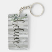 ファームハウスのインスピレーション信じ-  キーホルダー (裏面)