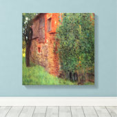 ファームハウスアットカマーバイグスタフクリムト、ヴィンテージアート キャンバスプリント (インサイチュ (ウッドフロア))