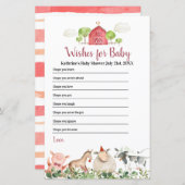 ファームハウスアニマルズ納屋周囲の庭ウィズフォーベビー (正面/裏面)