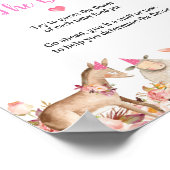 ファームハウスアニマルズ納屋周囲の庭推測ベビー食品 ポスター (角)