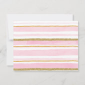 ファームハウスアニマルズ納屋周囲の庭1st誕生日ありがとう サンキューカード (裏面)