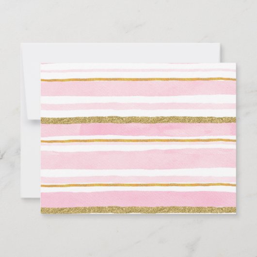 ファームハウスアニマルズ納屋周囲の庭1st誕生日ありがとう サンキューカード (裏面)