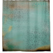 ファームハウスアンティーク素朴ホームデコール シャワーカーテン (正面)