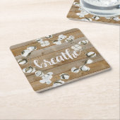 ファームハウスインスピレーション – 呼吸 スクエアペーパーコースター (アングル)