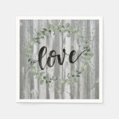 ファームハウスインスピレーション – 愛 スタンダードカクテルナプキン (正面)