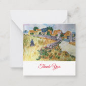 ファームハウスインプロヴァンススタイルのバンゴッホ ノートカード (正面)
