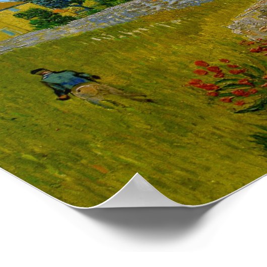 ファームハウスインプロヴァンスヴァンゴッホファインアート ポスター (角)