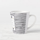 ファームハウスウィンターウォーターカラー格言forクリスマス カフェラテマグ (右)