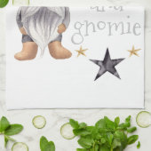 ファームハウスウィンターウォーターカラー格言forクリスマス キッチンタオル (折り畳み)