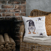 ファームハウスウィンターウォーターカラー格言forクリスマス クッション